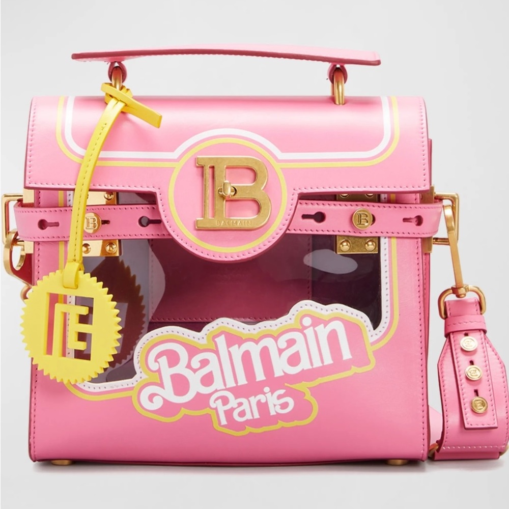 NIB Balmain authentic Barbie BBuzz 23 See-Through Shoulder Bag. BRAND NEW! - Picture 2 of 4